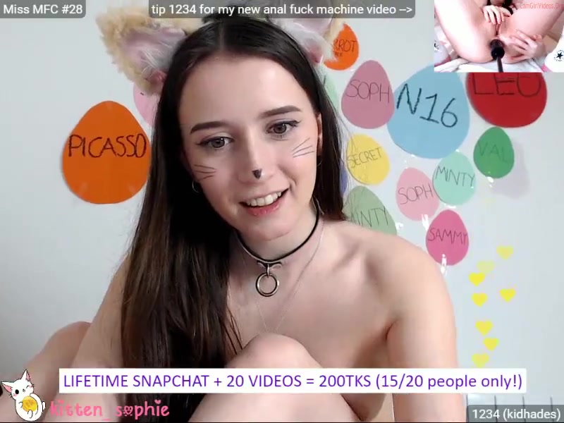 kitten_sophie Video 1124 Seconds